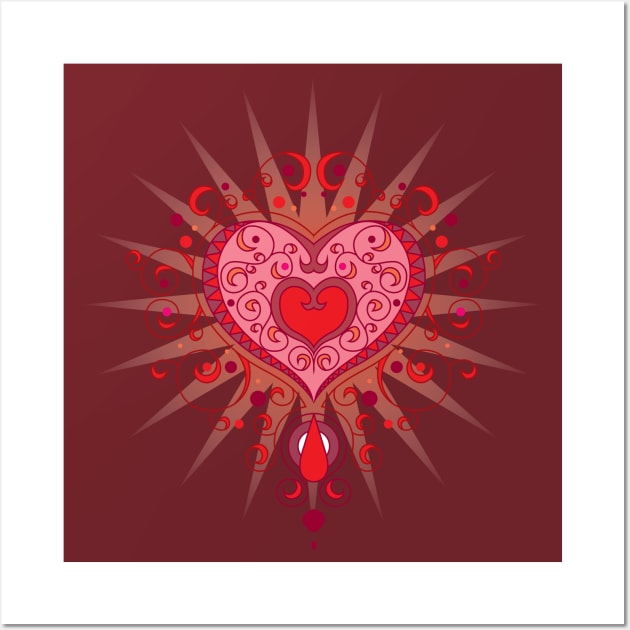 Heart Container Wall Art by ArelArts